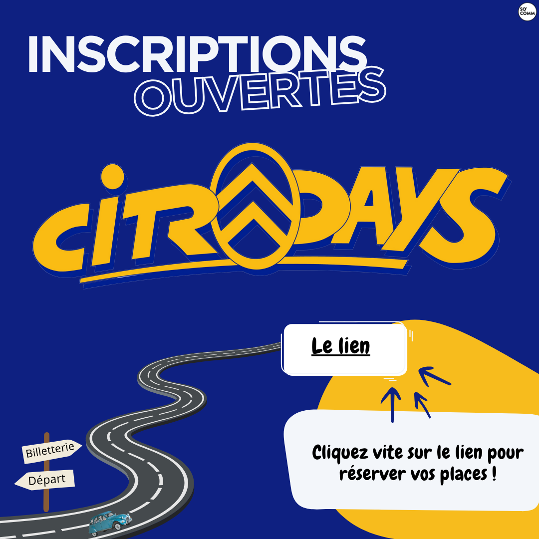 Inscriptions ouvertes !
