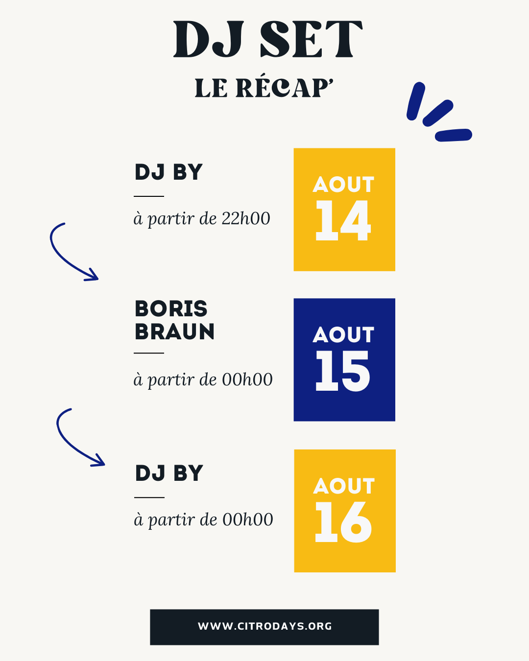 🎶 DJ SET – Le Récap’ des soirées CitroDays !