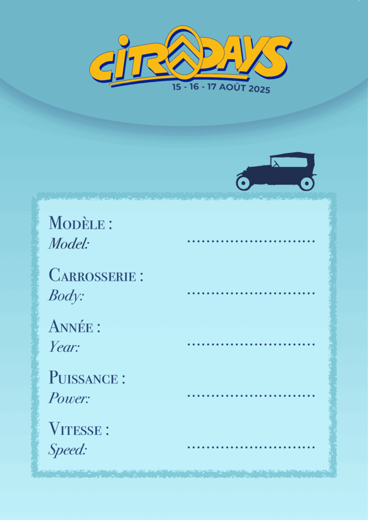10 HP FICHE VOITURE 10 HP FICHE VOITURE