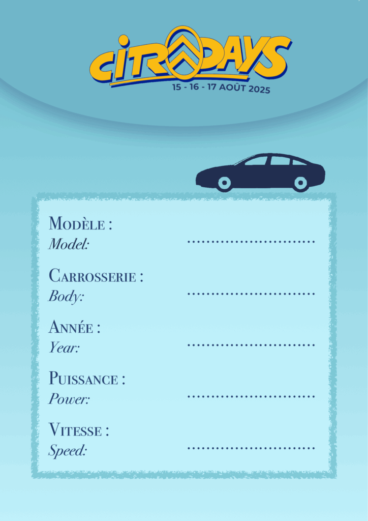 C6 FICHE VOITURE C6 FICHE VOITURE