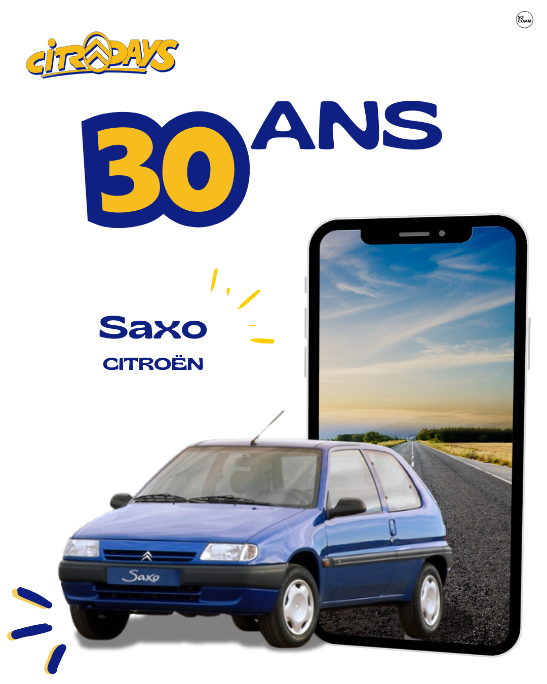 ✨ La Citroën Saxo fête ses 30 ans !