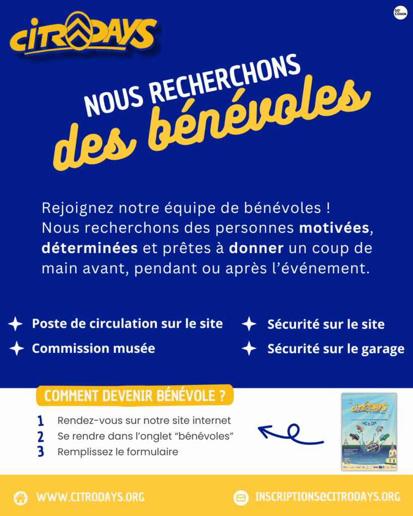 Recherche bénévoles !